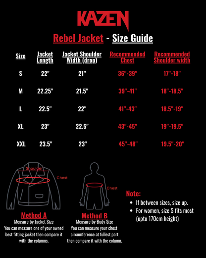 Rebel Leather Jacket - Cropped, Dropshoulder, Baggy Fit - Unisex